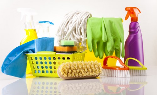 Reception and workspace cleaning in a Sutton office