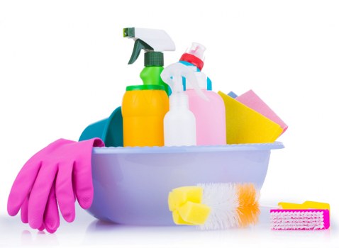 Staff assessing a cleaning service complaint with care