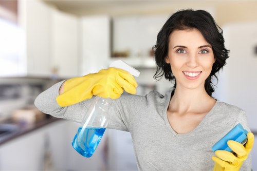 Cleaning tile and grout floors in a Sutton home