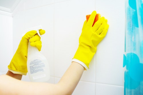 Cleaner maintaining a kitchen in Sutton