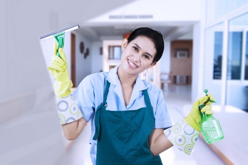 Sutton cleaning services maintaining a bright office space